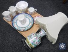 Eighteen pieces of Royal Albert All Seasons tea china, Coalport tea cup and saucer,