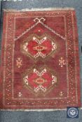 An Afghan prayer rug,