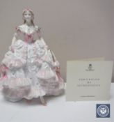 A Royal Worcester limited edition figure, Royal Debut, number 1599/12500,
