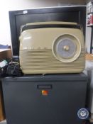 A JVC 17 inch LCD TV with remote,