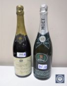 A bottle of Bollinger Extra Quality Very Dry Special Cuvee Champagne,