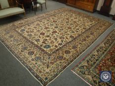 A fine Tabriz carpet, Iranian Azerbaijan, 410 cm x 296 cm.
