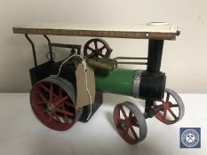 A Mamod steam tractor
