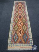 A Choli kilim runner,