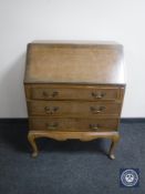 A walnut writing bureau