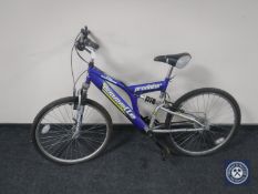 A Emmelle Predator full suspension mountain bike