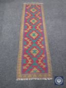 A Maimana kilim runner,