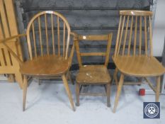 An Ercol armchair,