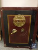 A Milner's Patent fire resistant safe, with key, width 53 cm.