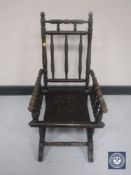 A child's American rocking chair