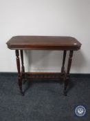A Victorian mahogany occasional table