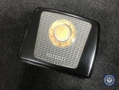 An early Ferguson Bakelite cased valve radio