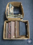 Thirteen HMV Album Series 78 box sets, Gilbert & Sullivan, Strauss etc,