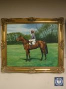 B. J. Davis, Brigadier Gerard, oil on canvas, 59cm by 49cm, signed, framed.