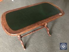 A Victorian walnut occasional table