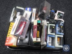 A tray of boxed die cast vehicles - Oxford Minis, Vanguards,