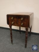 A Regency mahogany dropleaf Pembroke table,