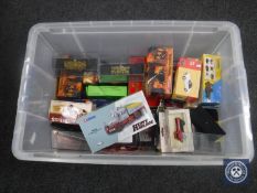 A box of boxed mid 20th century die cast vehicles - Corgi heavy haulage, Corgi Classics,