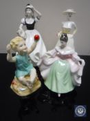 Two Coalport figures - Susan and Kerry,