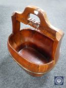 A Chinese metal bound bucket