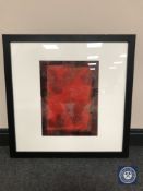 Donald James White : Untitled figures, watercolour, 31 cm x 41 cm, framed.