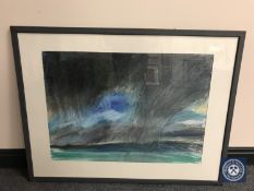 Donald James White : Mallaig, watercolour, 73 cm x 52 cm, framed.