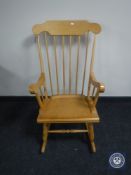 A rocking chair