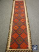 A Marmana Kelim runner 302 cm x 82 cm