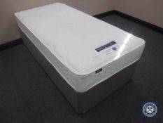 A Silentnight Miracoil 3' storage divan and interior
