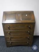 An oak bureau