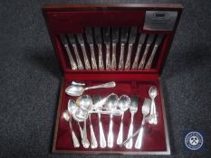 A canteen of Viners traditional bead silver plated cutlery