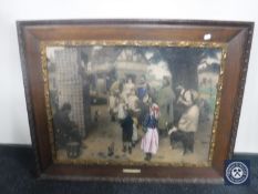 An oak framed antiquarian Arthur J.