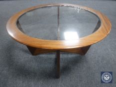 Victor Wilkins for G-Plan - An Astro coffee table with glazed top.