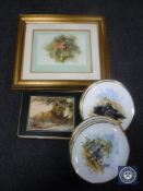 A gilt framed David Shepherd limited edition print 'Young Eland' together with a set of seven David