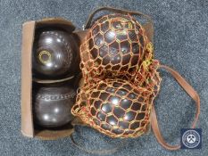 A tray containing a set of four R. W.