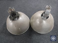 Two industrial lights