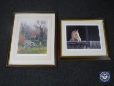 Two framed,