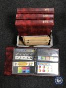 Four albums containing Royal Mail first day covers and a quantity of loose first day covers