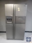 An American style fridge freezer CONDITION REPORT: Plugged in and appears to be in