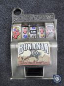 An electronic bonanza savings bank one armed bandit