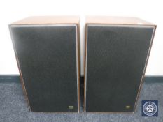A pair of Wharfedale speakers