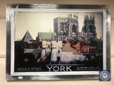 A railway advertising picture,