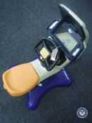 A Tomy Grand Prix child's motorbike toy