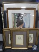 A collection of pictures and prints