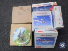 A collection Bradford Exchange plates by Royal Doulton, Heroes of the Sky,