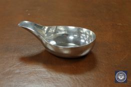 A Georgian silver fine quality pap boat, maker's mark T.W.W. London 1764.