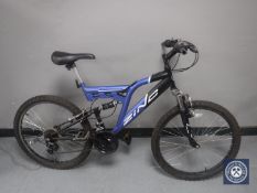 A Zinc full suspension mountain bike