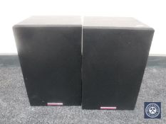 A pair of Cerwin Vega speakers
