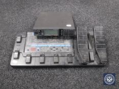 A Roland Sound Canvas SC88VL together with a guitar foot pedal