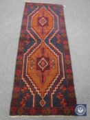 An Afghan Baluchi runner,